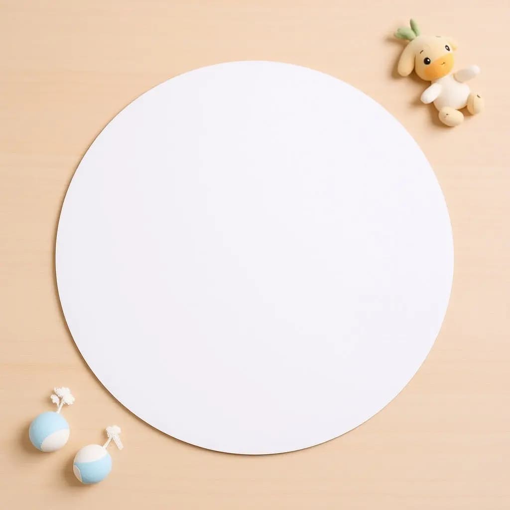 Copertura Rotonda in Acrilico per Plafoniera, Pannello Piatto per Camera da Letto, Diffusore in Plastica Bianco Traslucido per Illuminazione a LED