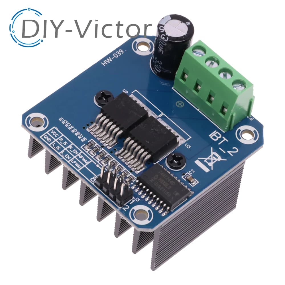 BTS7960 BTS7960B DC 43A PWM Module H-Bridge Stepper Driver Module for Arduino Smart Car