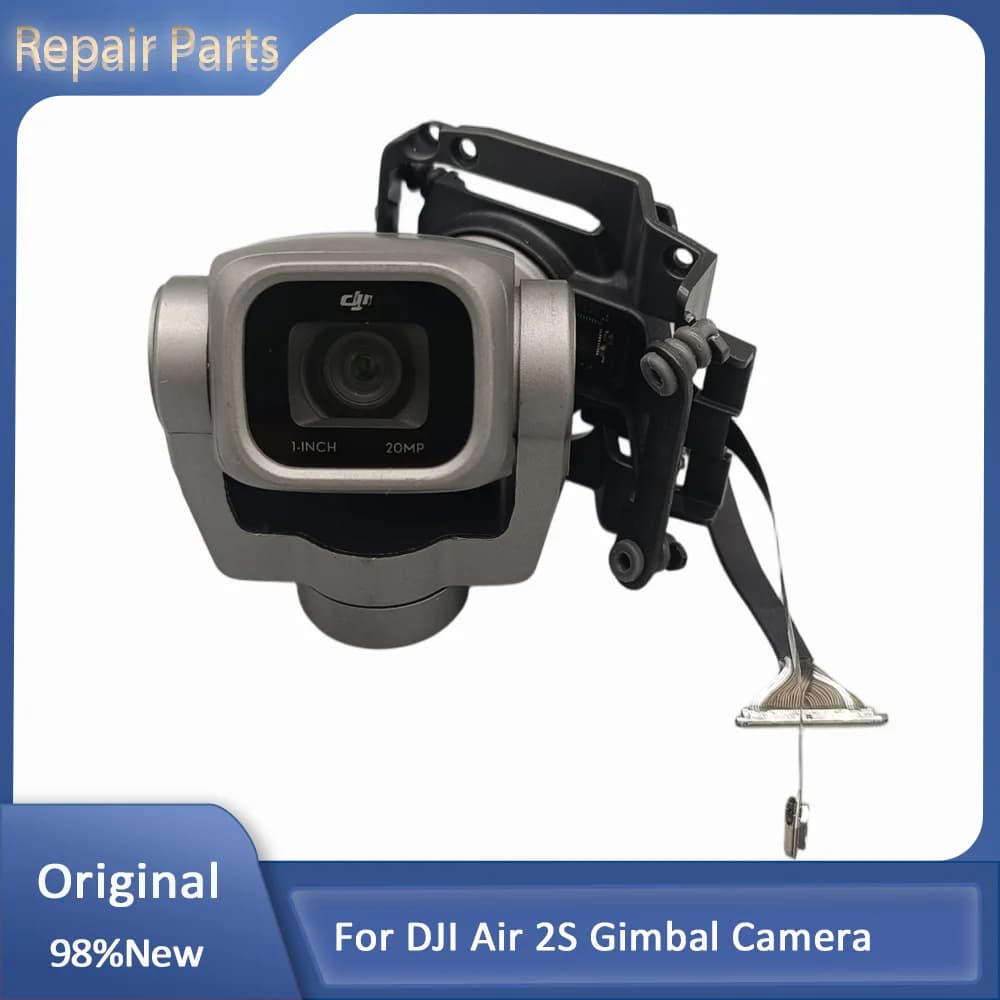 Gimbal con fotocamera originale Air 2S con vibrazione e cavo flessibile per DJI Air 2S, gimbal completo con fotocamera, ricambi per drone