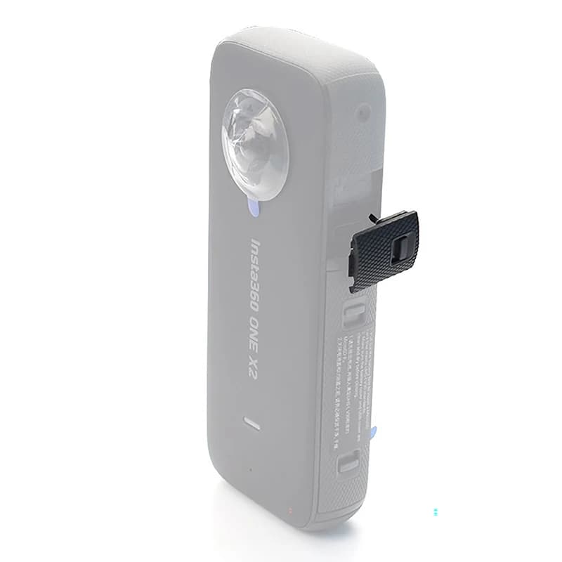 For Insta360 One X2 Camera Accessories USB Charging Port Side Cover Replace Repair Parts ABS Battery Cover Side Door USB-C Port