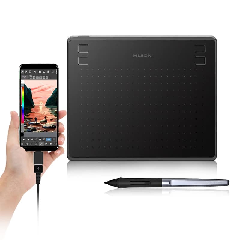 HS64 5080LPI 6* 4 Inch Original Handwriting Tablet Digital Graphic Drawing Pen Tablet with Stylus