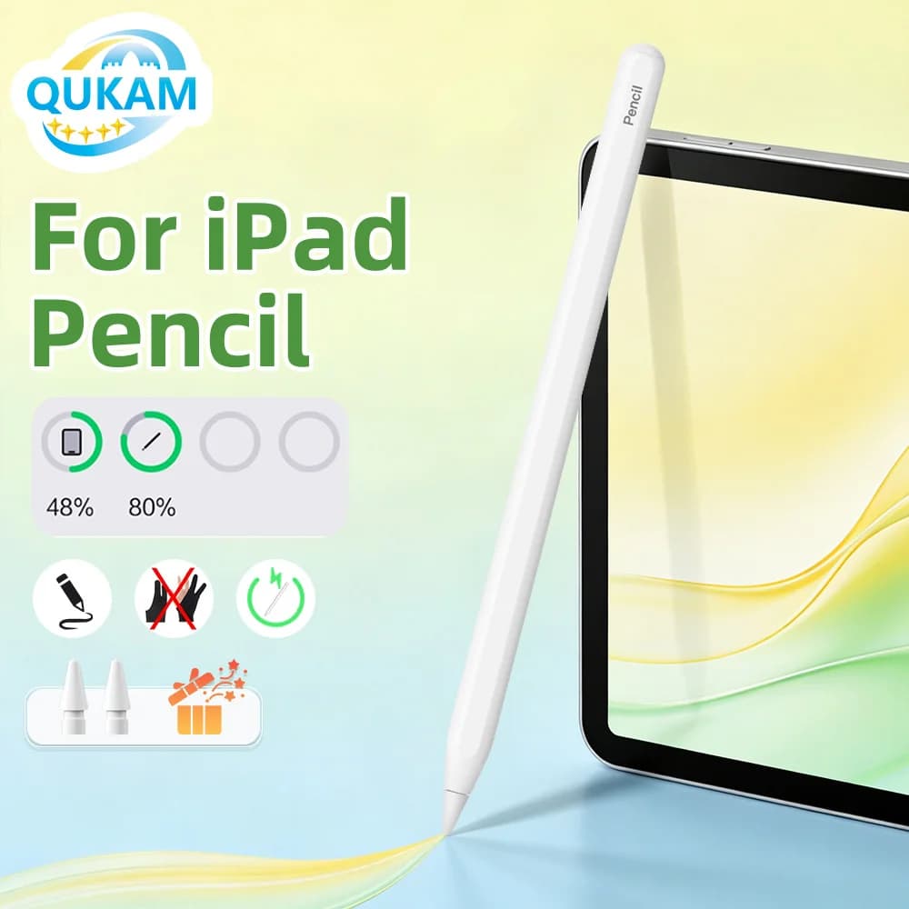 Stilo per Apple Pencil 2 con ricarica wireless per iPad 2025 2024 2023 2022 2021 2020 2019 2018 Air Pro Mini per iPad Pencil