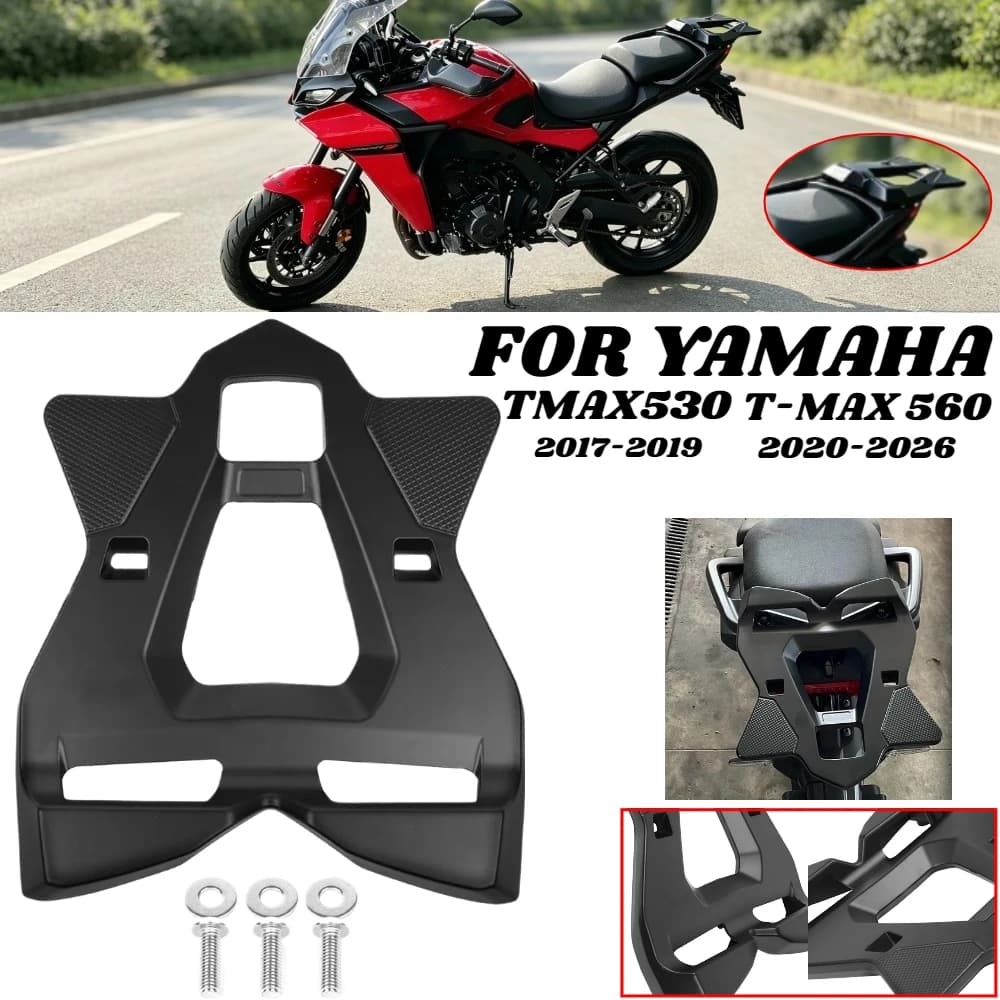 For YAMAHA T-MAX530 2017-2019 T-MAX560 2020-2026 T-MAX 560 Motorcycle Backrest Luggage Rack Fixing Bracket Backrest Pad Kit