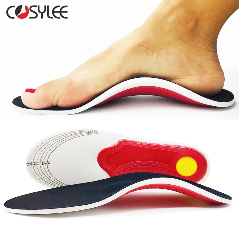 Orthopaedic Insole Support for arch Plantar Orthopaedic insoles for flat feet to relieve pressure of air movement Insole padded with cushion damping