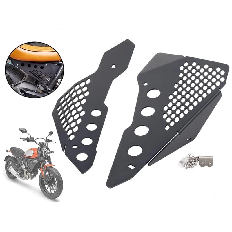 Telaio della moto Copertura Laterale Carenatura Guard Tappo di Protezione Pannello Schede Per Ducati Scrambler 800 400 Urban Enduro 2020 Accessori