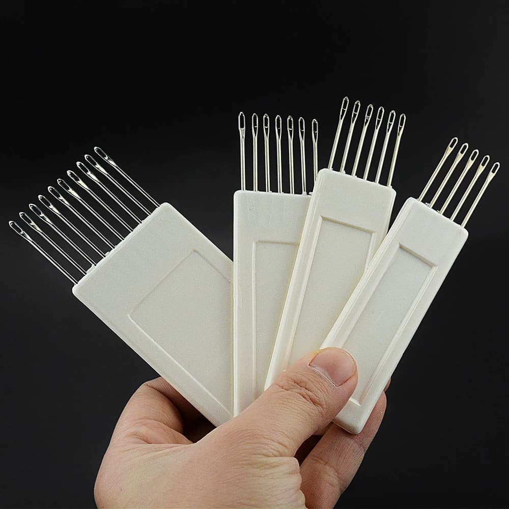 1Set macchina per maglieria ago strumento di trasferimento domestico filato di lana accessori per maglieria aghi calibro standard strumenti per cucire