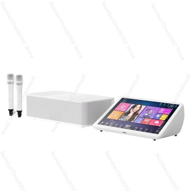 Macchina per karaoke MX7 Sistema KTV domestico tutto in uno con altoparlante Microfono Lettore karaoke portatile per canto in famiglia