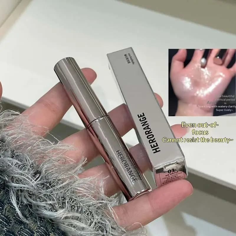 Stick Illuminating Natural Shining, Matita White Glittered Umbrella, Contouring and Shading to Illuminate the Face