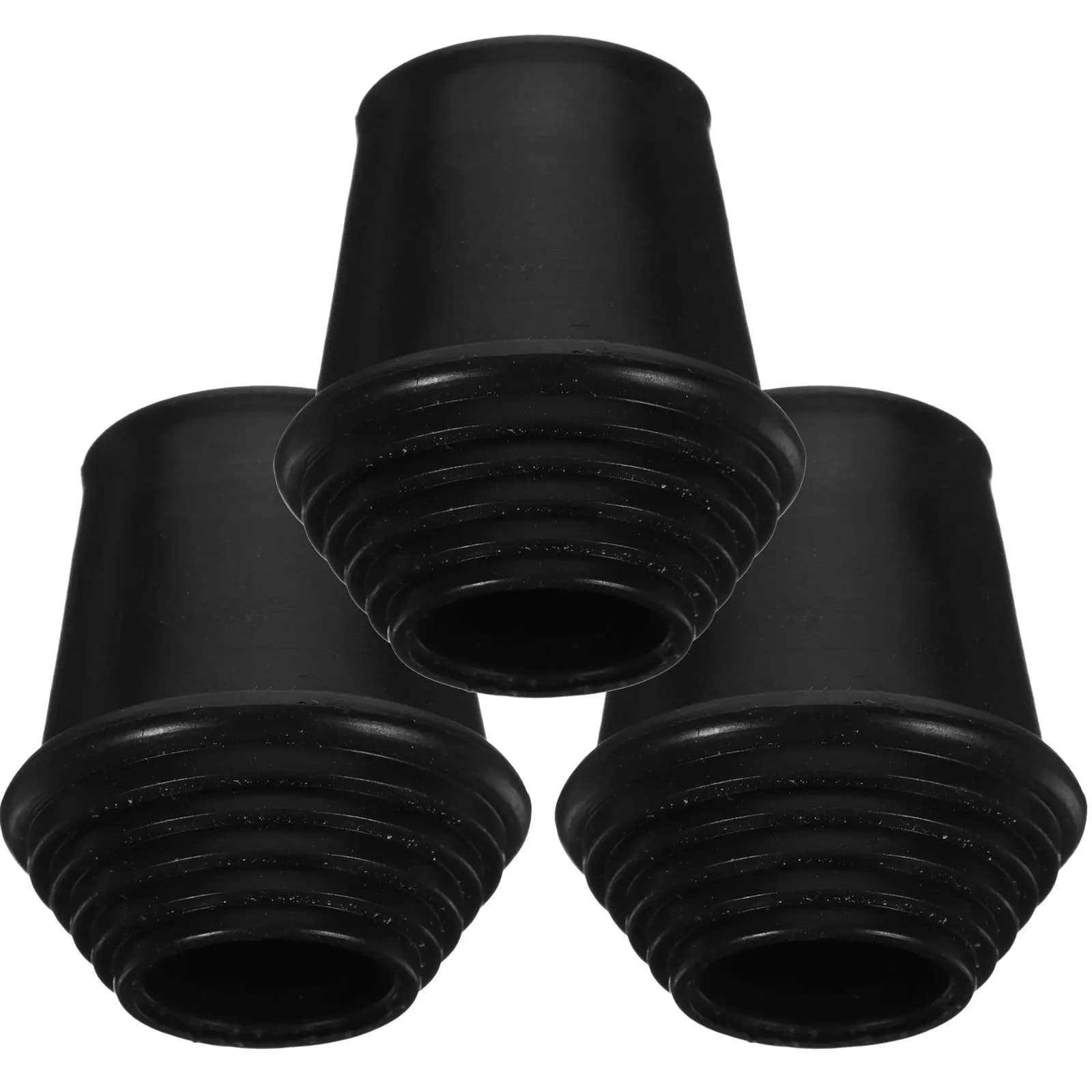 Set di 3 Piedini in Gomma per Supporto Batteria, Resistenti, Ricambi per Rack Batteria, per Rullante e Strumenti a Percussione