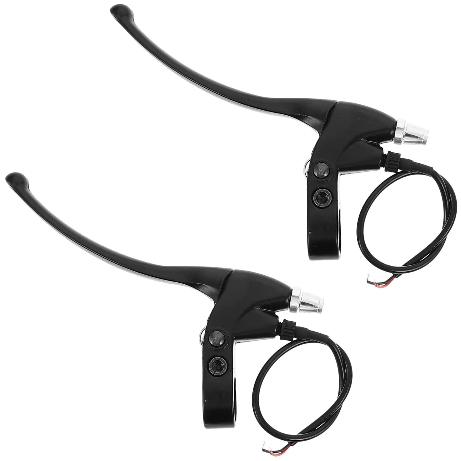 1 paio di leve freno per bici elettrica, design ergonomico, facile installazione, parte di ricambio compatibile con la maggior parte degli scooter