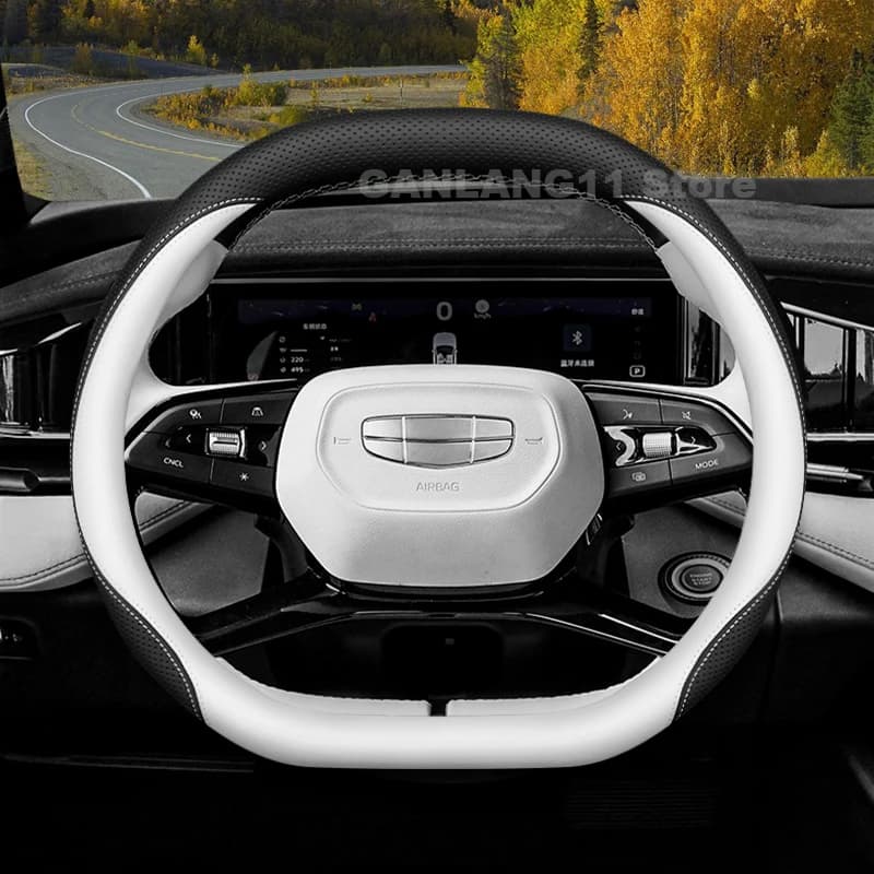 Coprivolante in Pelle per Geely Starship 7 EM-i 2021-2025, Antiscivolo, Accessori Interni Auto per Geely Starship 7 2025