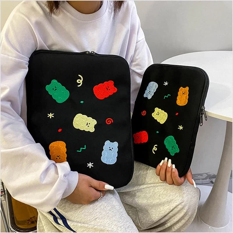 Borsa tablet per iPad Pro 11 13 Air 4/5 10.9 10th M5 2025 Per XiaoMi Huawei Samsung Lenovo Borsa antiurto da 11-13 pollici Cartoon