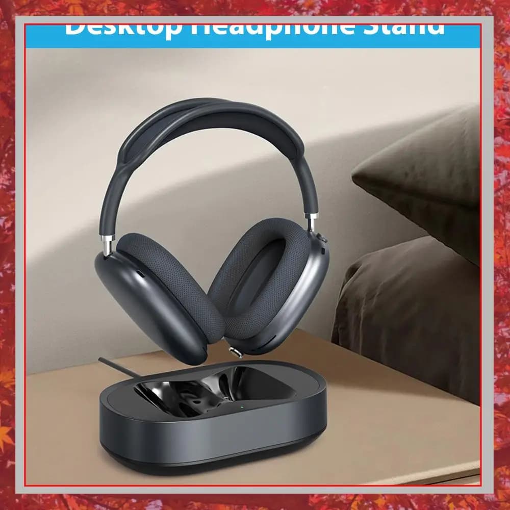 Supporto per cuffie per AirPods Max, base di ricarica da scrivania, stazione di alimentazione per accessori Apple AirPods Max