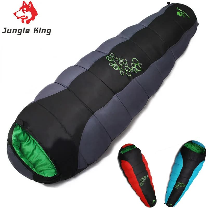 JUNGLE KING CY0901 850g 1850g nuovo ispessimento riempire quattro fori sacco a pelo in cotone campeggio all'aperto alpinismo movimento mummia