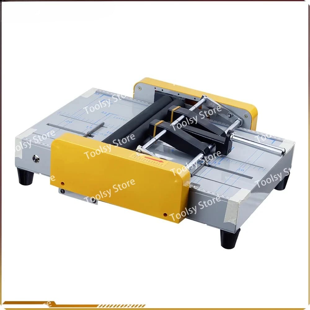 A3 Cucitrice elettrica Macchina pieghevole 220V/110V Cordonatrice elettrica Macchine pieghevoli per carte Pagine a colori Macchina tracciata