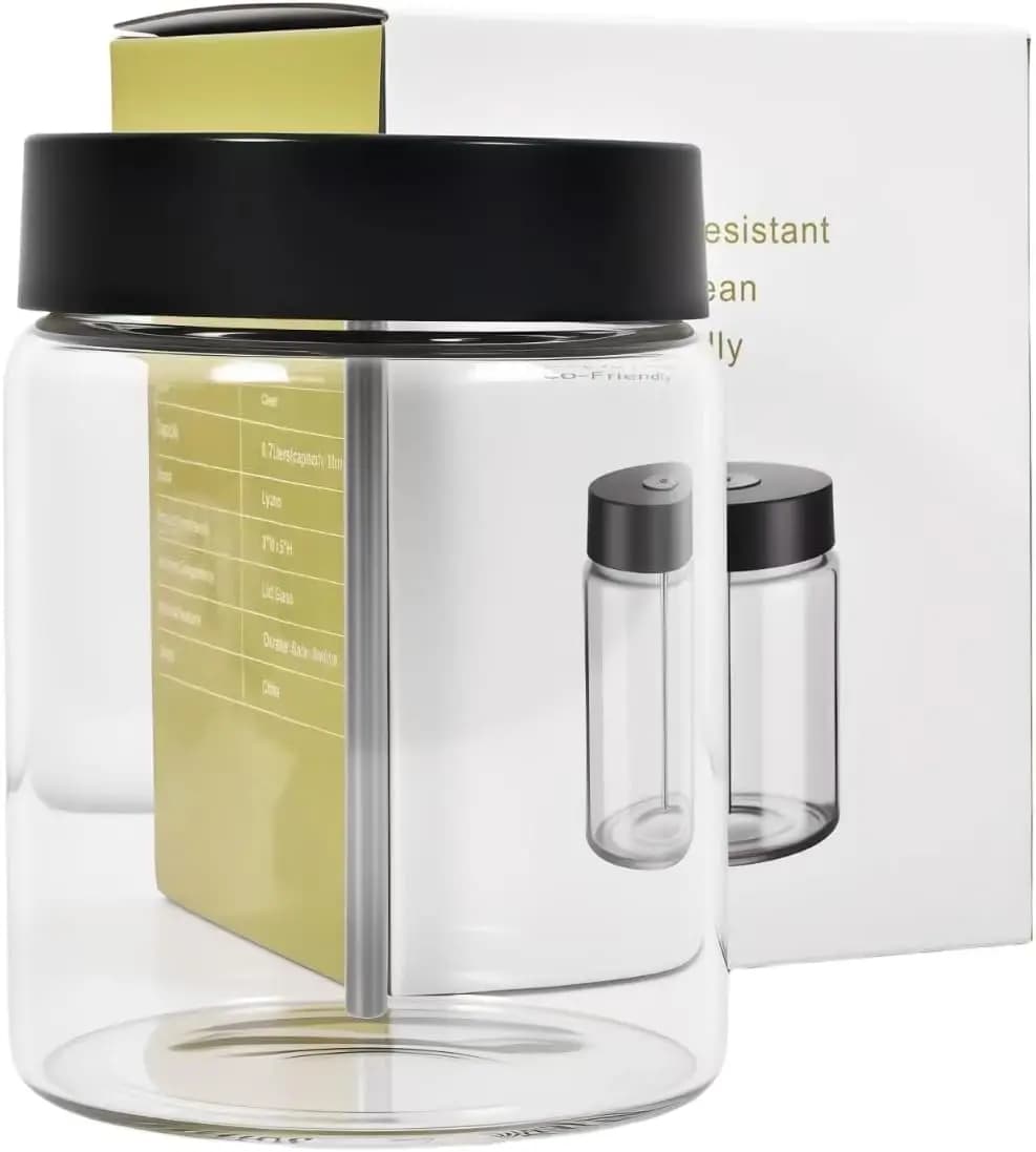 Miele coffee machine glass milk container, compatible with CM 7750, 6360, 5300, 5310, 5510, 6160, 6350, Prime 316 stainless