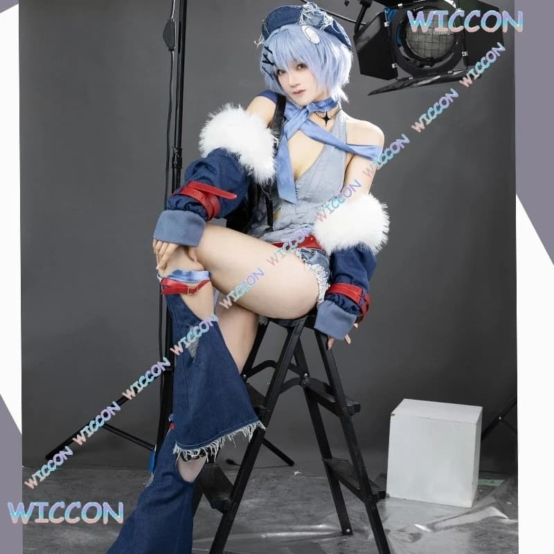 Yesok/Re Costume Cosplay Set di abbigliamento alla moda Donna Ragazza sexy Uniforme Minigonna Vestito Festa sexy Disfraz Mujer