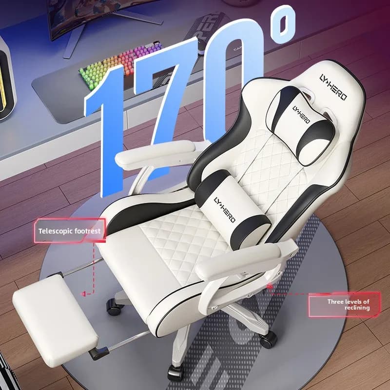 Sedia da Gaming Minimalista Nuova per Casa, Camera da Letto, Dormitorio, Studenti Universitari, Sedia Ergonomica per Computer