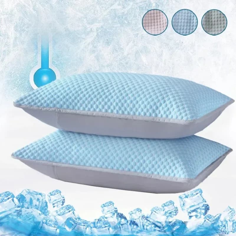 Refreshing Summer Federa - Breathable Cover for Chi Soffre il Caldo, Senza Inclusa, 48 x 74 cm
