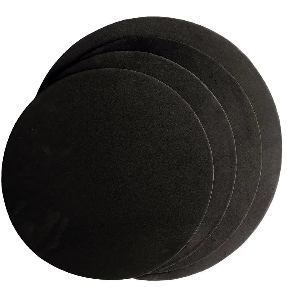 4Pcs Drum Mute Pads 12Inch 13Inch 14Inch 16Inch Foam Drum Practice Pad Kit Non Slip Wear Resistant Quiet Drumming Training