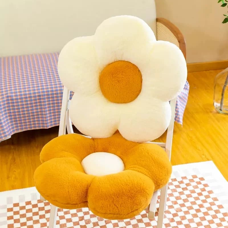Cuscino per bambini a forma di girasole, decorazione per la casa, cuscino per divano, morbido cuscino in peluche per bambina, cuscino lombare per davanzale