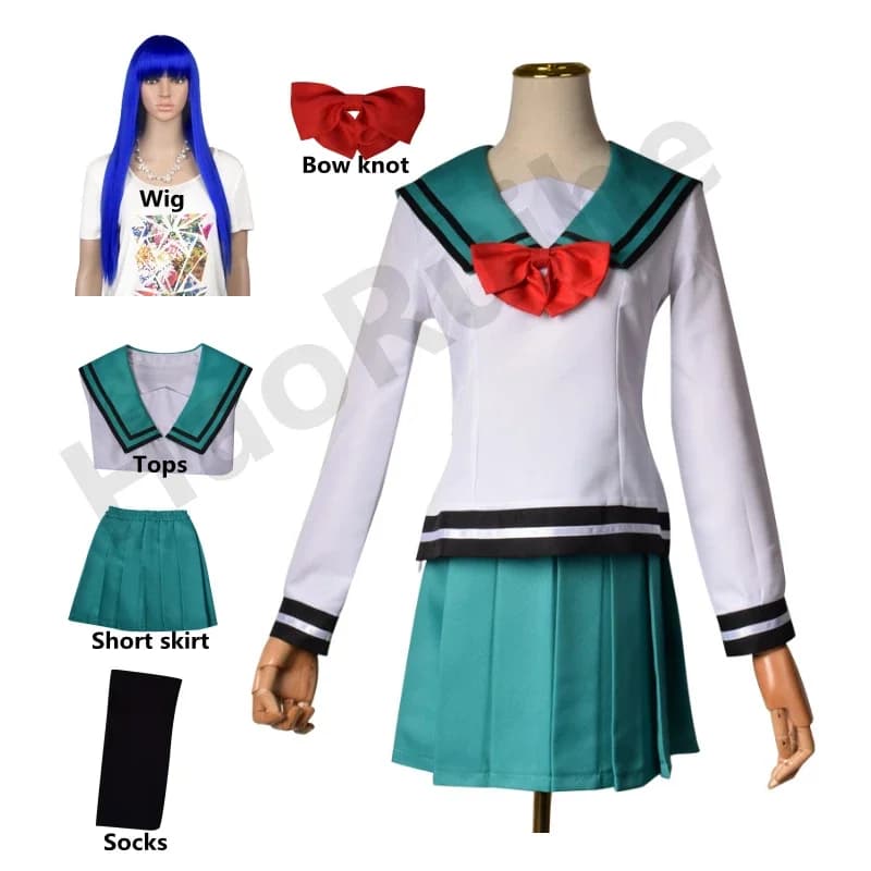 CosplayLa vita disastrosa di Saiki K. Donne Teruhashi Kokomi Cosplay JK uniforme Abito Saiki Kusuo no sai-nan Yumehara Chiyo Dre