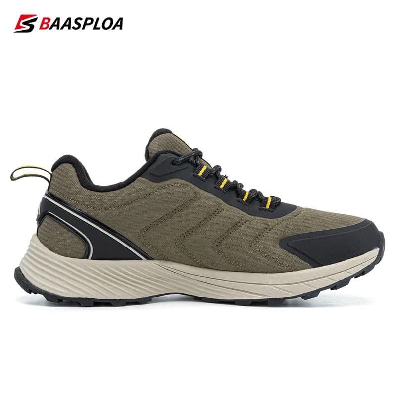 Baasploa Men's Trekking Shoes Trekking and climbing high quality men's sneakers, non-slip, comfortable and waterproof
