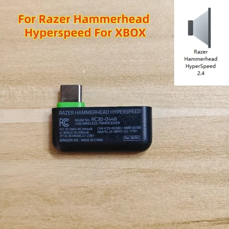 Wireless Razer Hammerhead HyperSpeed Adapter for PC XBOX-RZ12-038202