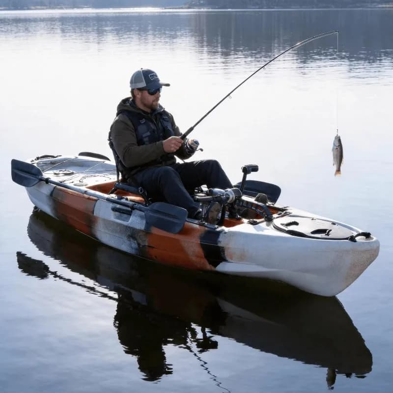2026 CE Popular Personal Use Pedal Fishing Kayak With Paddles For Ocean Surfing 3.16M