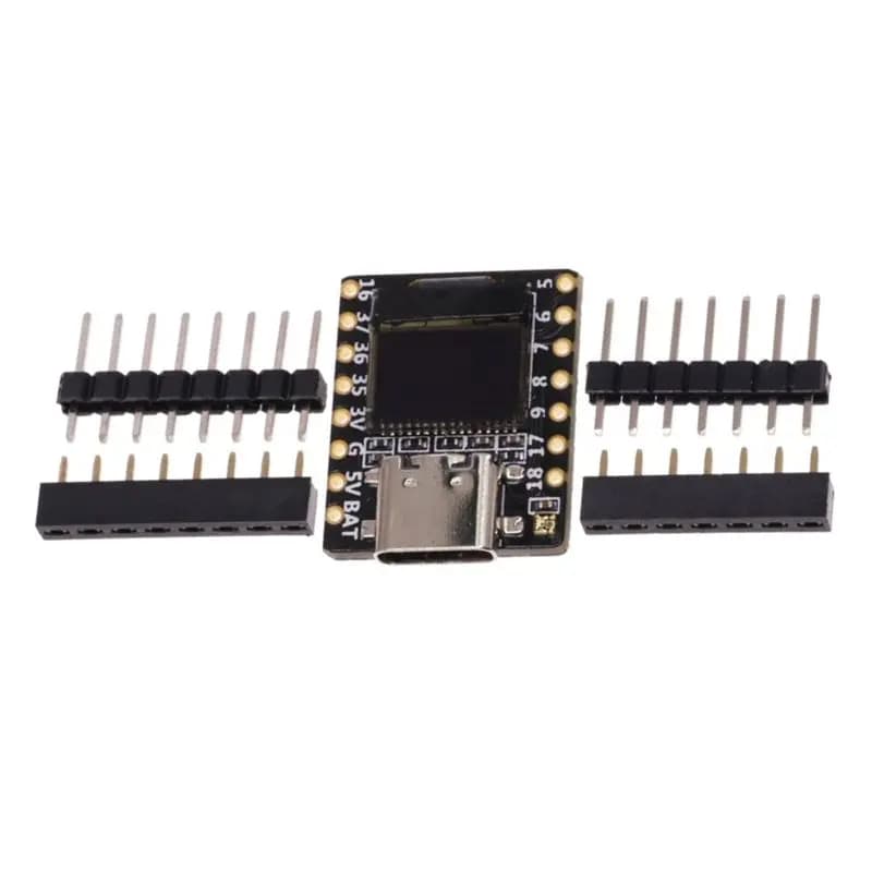 FFYYY-ESP32 S3 development card with 0,42 inch LCD OLED display, RISC-V support, Wi-Fi and Bluetooth for Arduino and Micropython