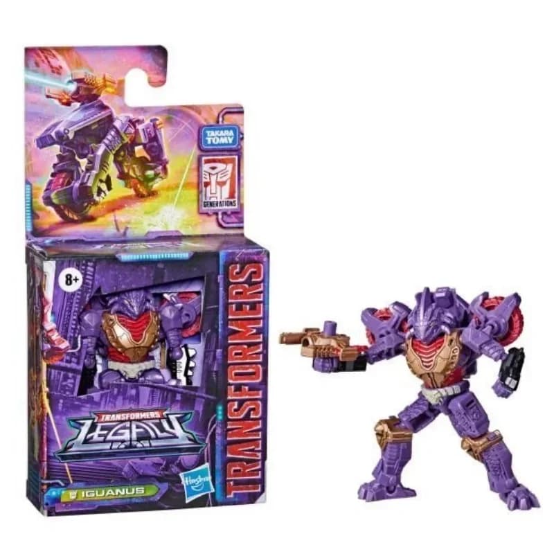Originale Takara Tomy Hasbro Transformers Giocattoli Core Prime Megatron Skywarp Hot Rod Iguanus Shockwave Action Figures Giocattoli Abs