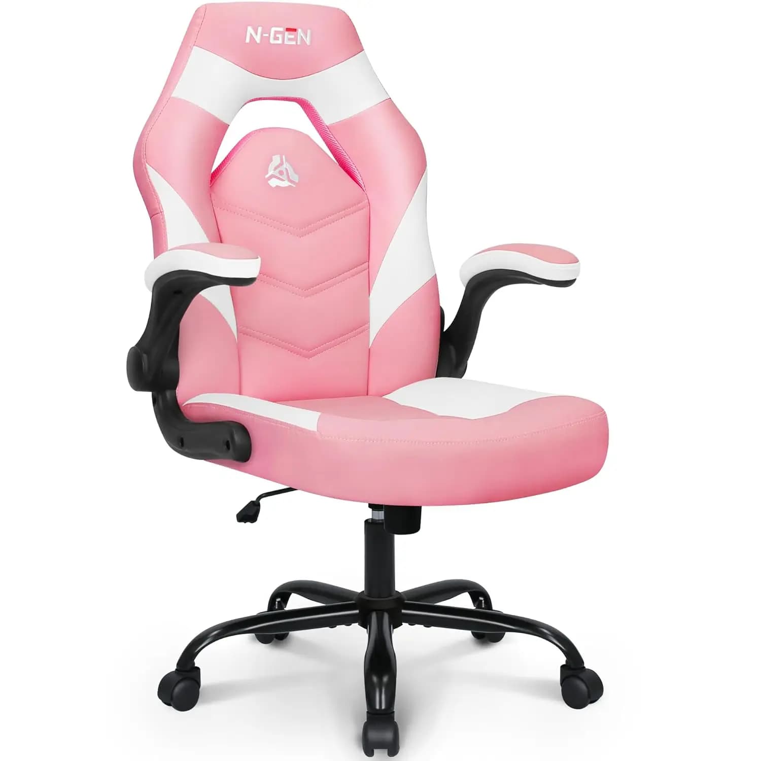 Sedia da Gaming Ergonomica, Sedia da Ufficio per Computer con Supporto Lombare, Altezza Regolabile, Ruote Girevoli, Personalizzabile