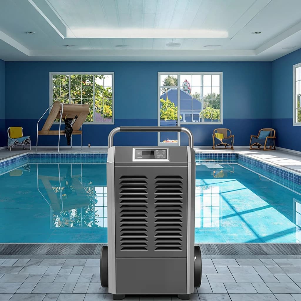Deumidificatore Commerciale Portatile da 150L per Piscine Interne e Piscine Commerciali