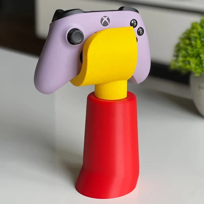 Creative 3D Printed Game Controller Plastic Desktop Decoration Home Gamepad Support Rack Display for PS4 PS5 XBOX LEGO