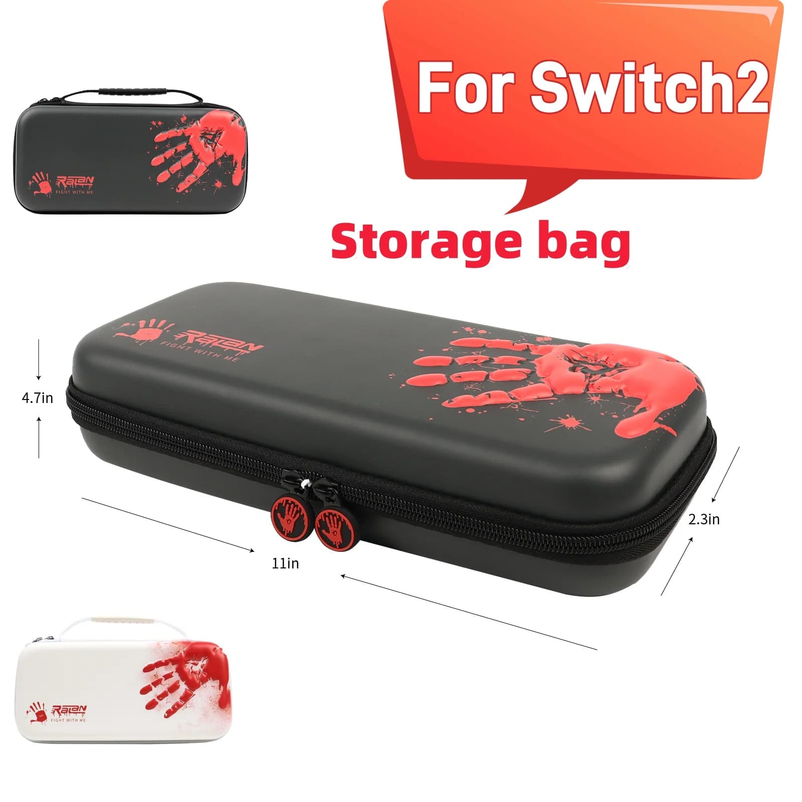 Per Switch2 Custodia protettiva da trasporto in EVA Borsa versatile Switch2 con gamepad da gioco mobile Switch2 Borsa da viaggio di stoccaggio