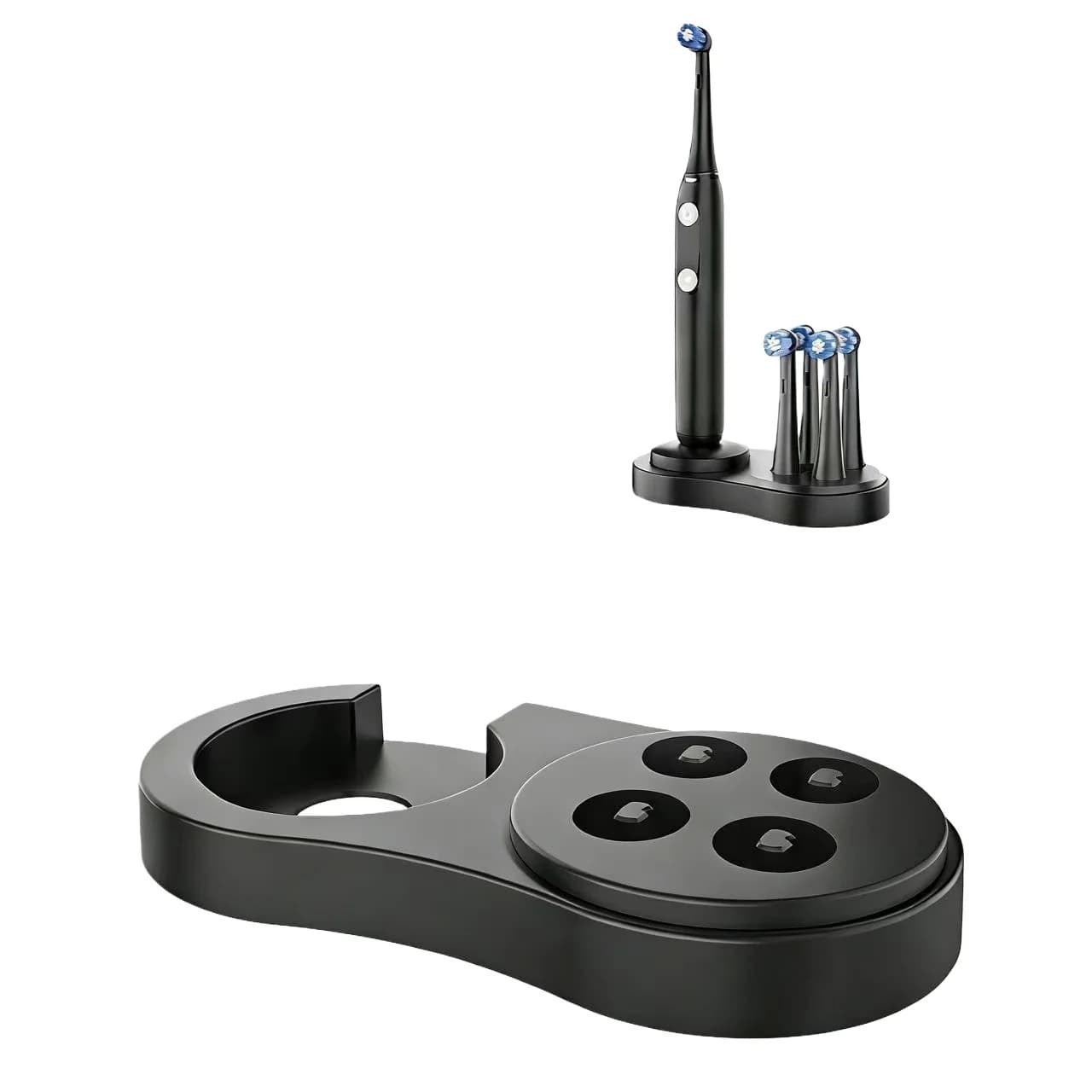 Oral B iO Series and EB Round Head Series electric toothbrush holder and battery charger, bracket to store toothbrush