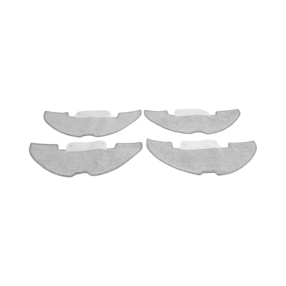 4pcs Microfiber Mop Cloths Replacement For VONKO S6 Pro Robotic Vacuum Cleaner For Floor Efficient Dirt And Debris Removal