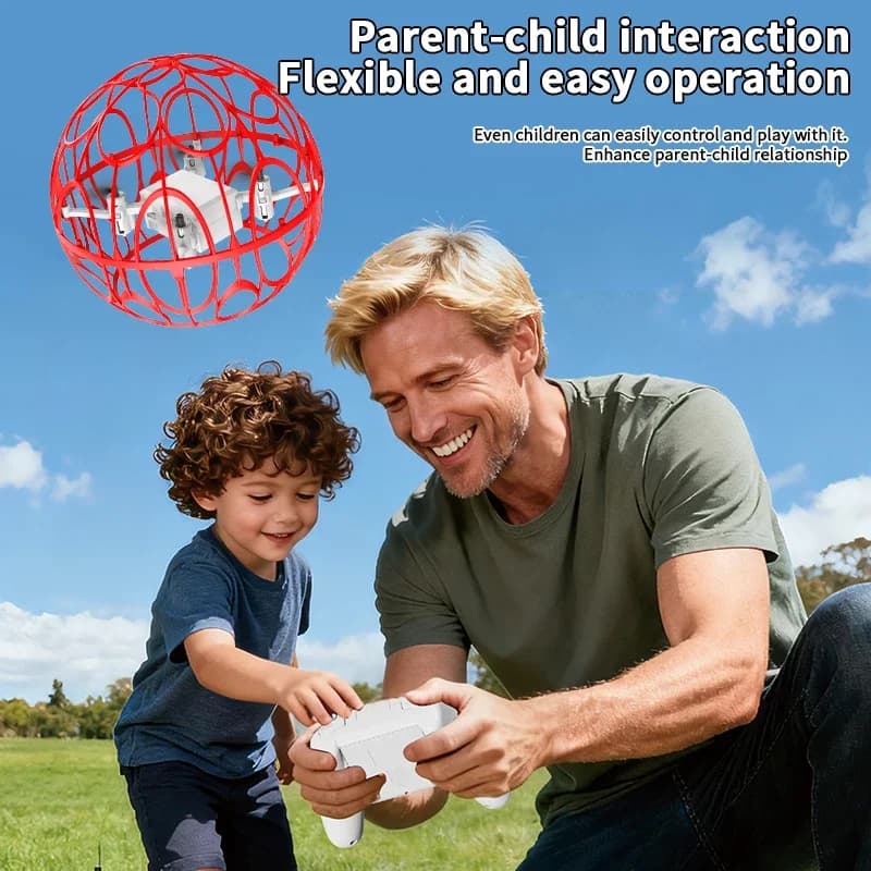 Mini CZ37 2.4G RC Racing Football Drone 3D Full Protection Pressure Altitude Brushless Remote Control Quadcopter For Kid Adult
