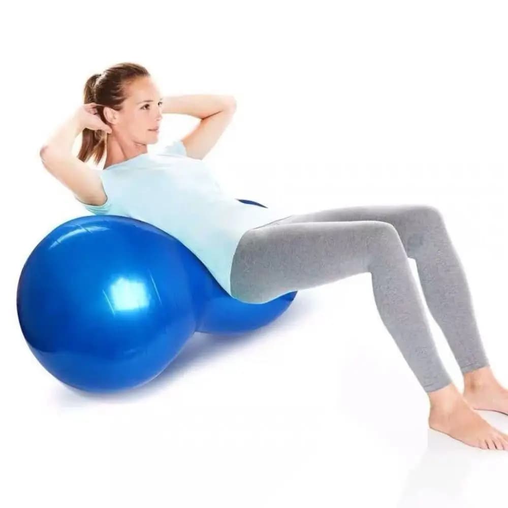 Equilibrio Sport Anti-Scoppio Palla di Arachidi 45*90 CM Gonfiabile Pilates Yoga Palla Con Pompa Fitness Yoga Palla Fitness Esercizio A Casa