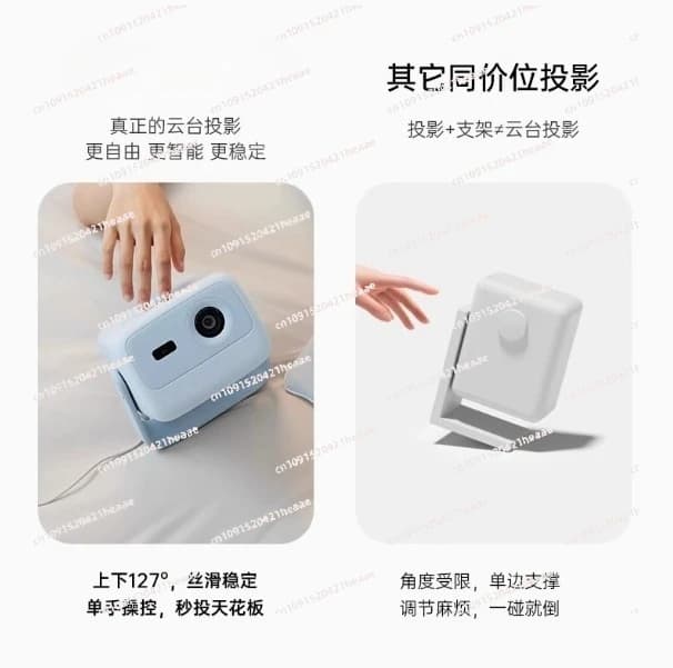 Adatto per proiettore intelligente Home Piccolo proiettore portatile Micro Cinema Proiezione schermo wireless