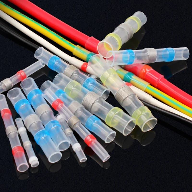 Welding ring heating terminal, IP67 waterproof, shrinking tube for electrical equipment connection, cable connector terminal