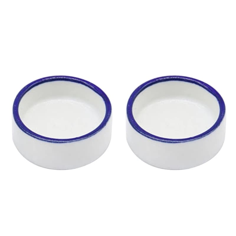 Ciotola per rettili Piatto d'acqua per ragno Ciotola per alimenti rotonda Alimentatore in ceramica a prova di fuga per tartarughe per animali domestici di piccole e medie dimensioni DropShipping