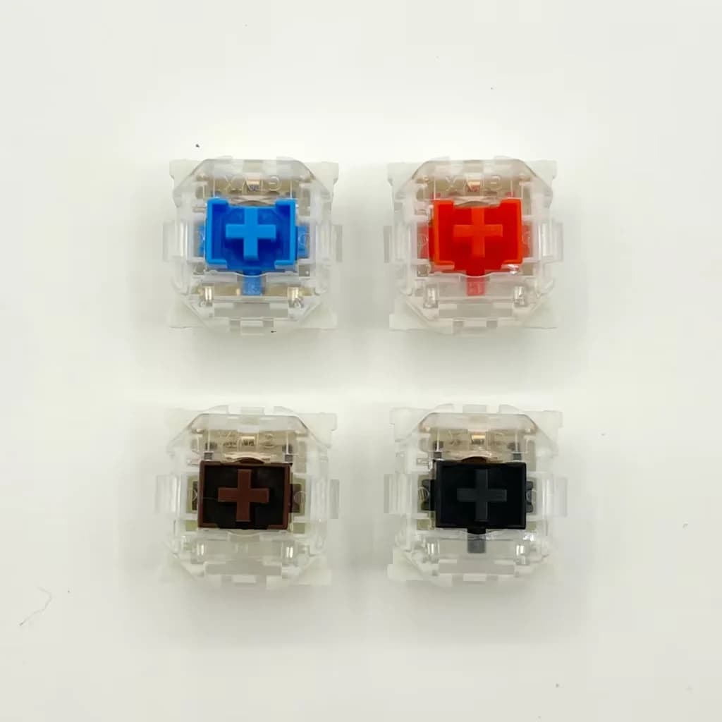 OUTEMU Mezza Altezza Nano GTMX Verde Marrone Rosso Nero Interruttore 3 Pin Lineare Clicky Tattile FAI DA TE Personalizzato tastiera Meccanica Switshes