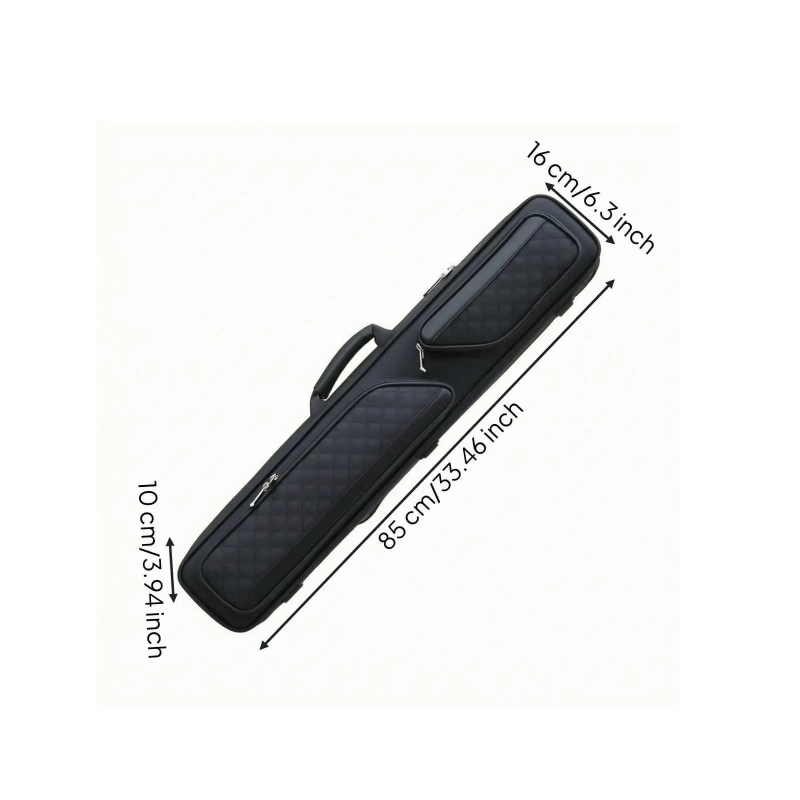 Luxury Billiard Cue Bag 900D PVC Lightweight Pool Cue Case for Men Women Professional Billiard Stick Holder with Handle
