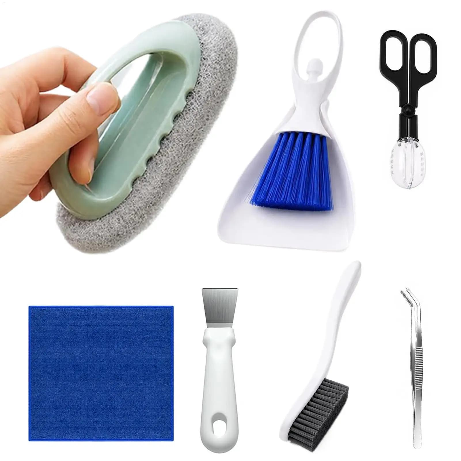 Bearded Dragon Tank Cleaning Kit With Dustpan Brush Feeding Tongs Bearded Dragon Supplies Cage Cleaner For Lizard Gecko Snake