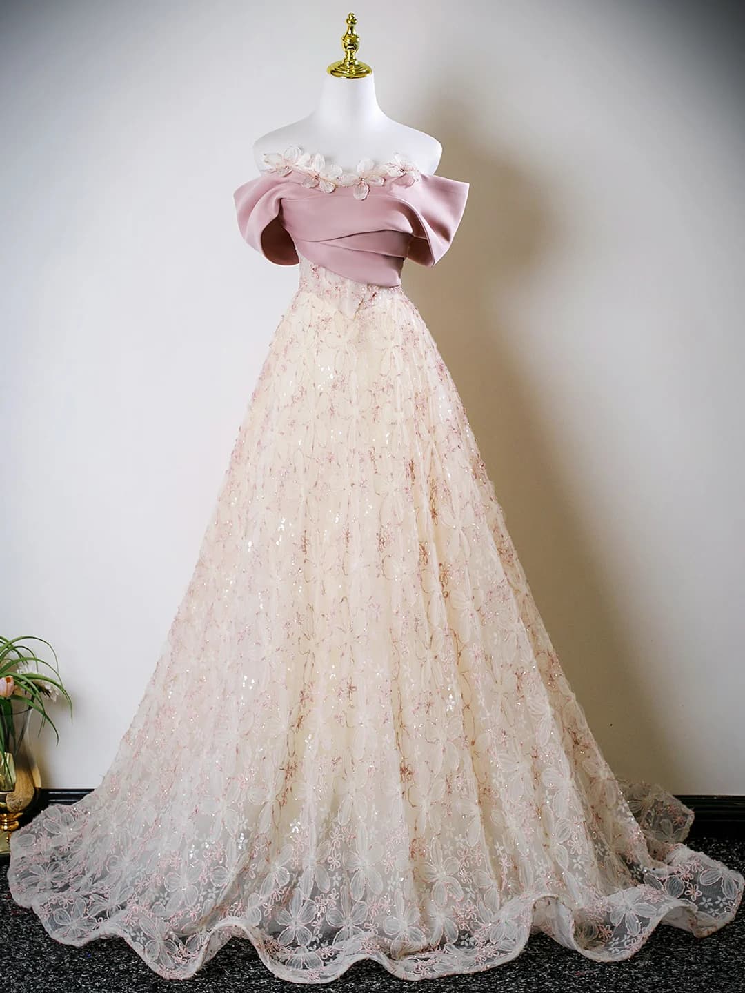 Long Silk Dress Women's Monospalla, New Model 2026, Luxury, for Cerimonie di Fidanzamento e Hostess