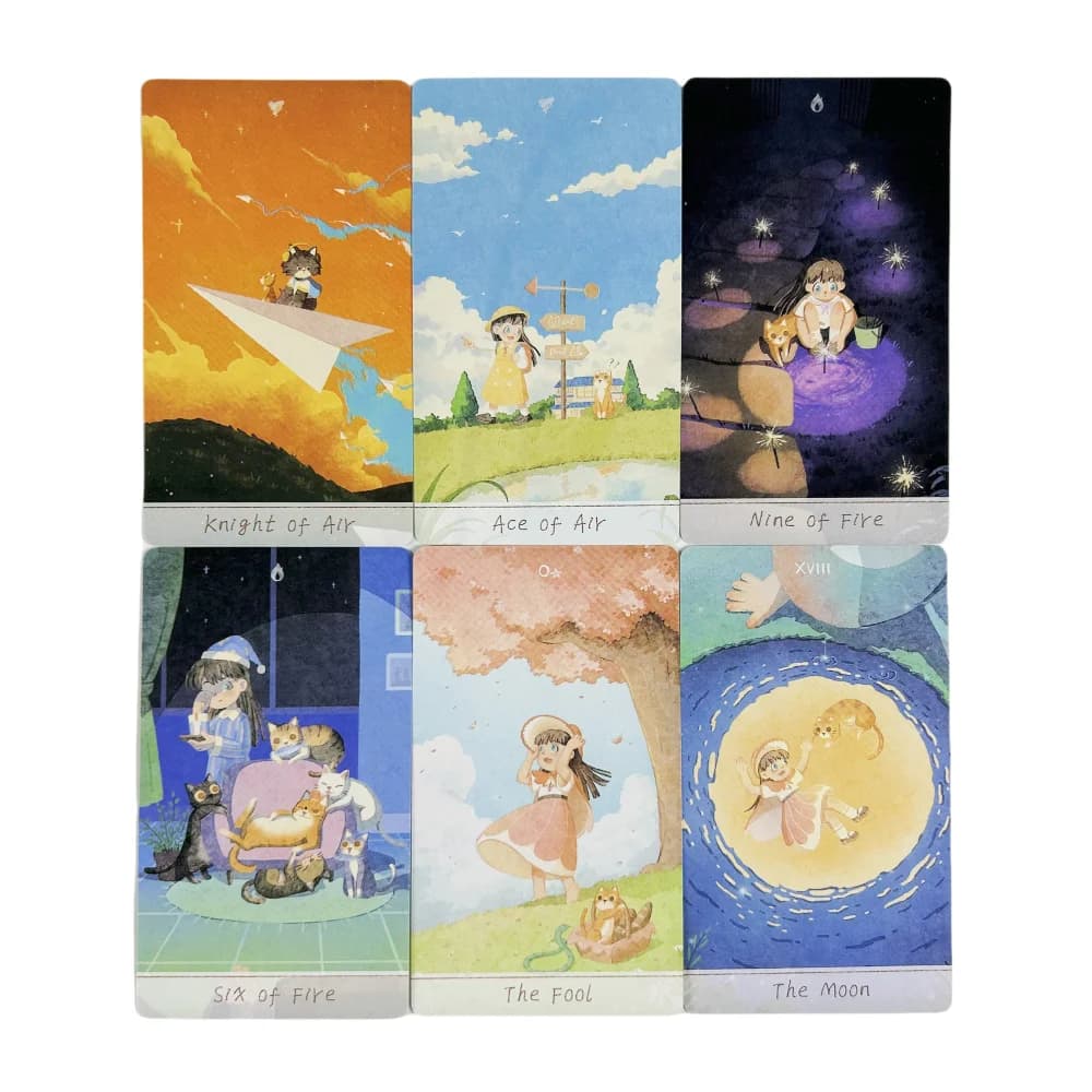 Carte dei Tarocchi 'Of The Year', Mazzo da 79 Carte Oracolo in Inglese, Edizione per Divinazione, Gioco da Tavolo per Previsioni del Futuro