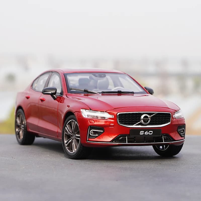 1:18 Original Volvo New Generation S60 2020 New S60 Alloy Simulation Car Model
