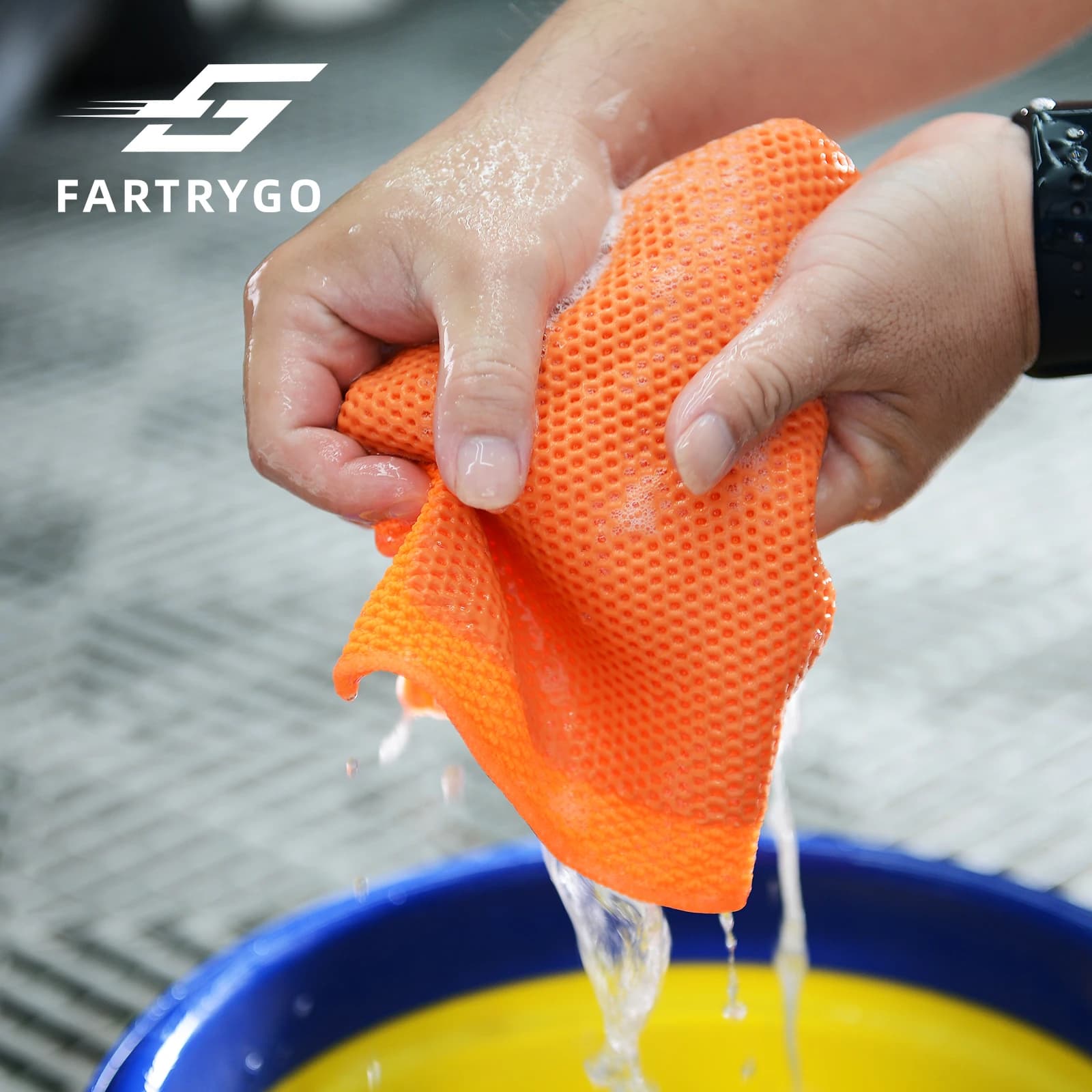 Fartrygo Car Cleaning Towel Magic Clay Cloth for Auto Detailing Clay Bar Towel Washing Tools Accessories Removing Iron Powe