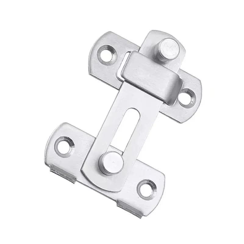 1 Pezzo Chiusura a Scatto in Acciaio Inossidabile, Bullone di Sicurezza, Mini Serratura, Accessorio Hardware Durevole per Porta del Fienile e Gabbia per Animali Domestici